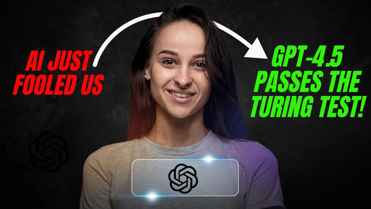 GPT-4.5 Fooled Us All | AI Passes the Turing Test!